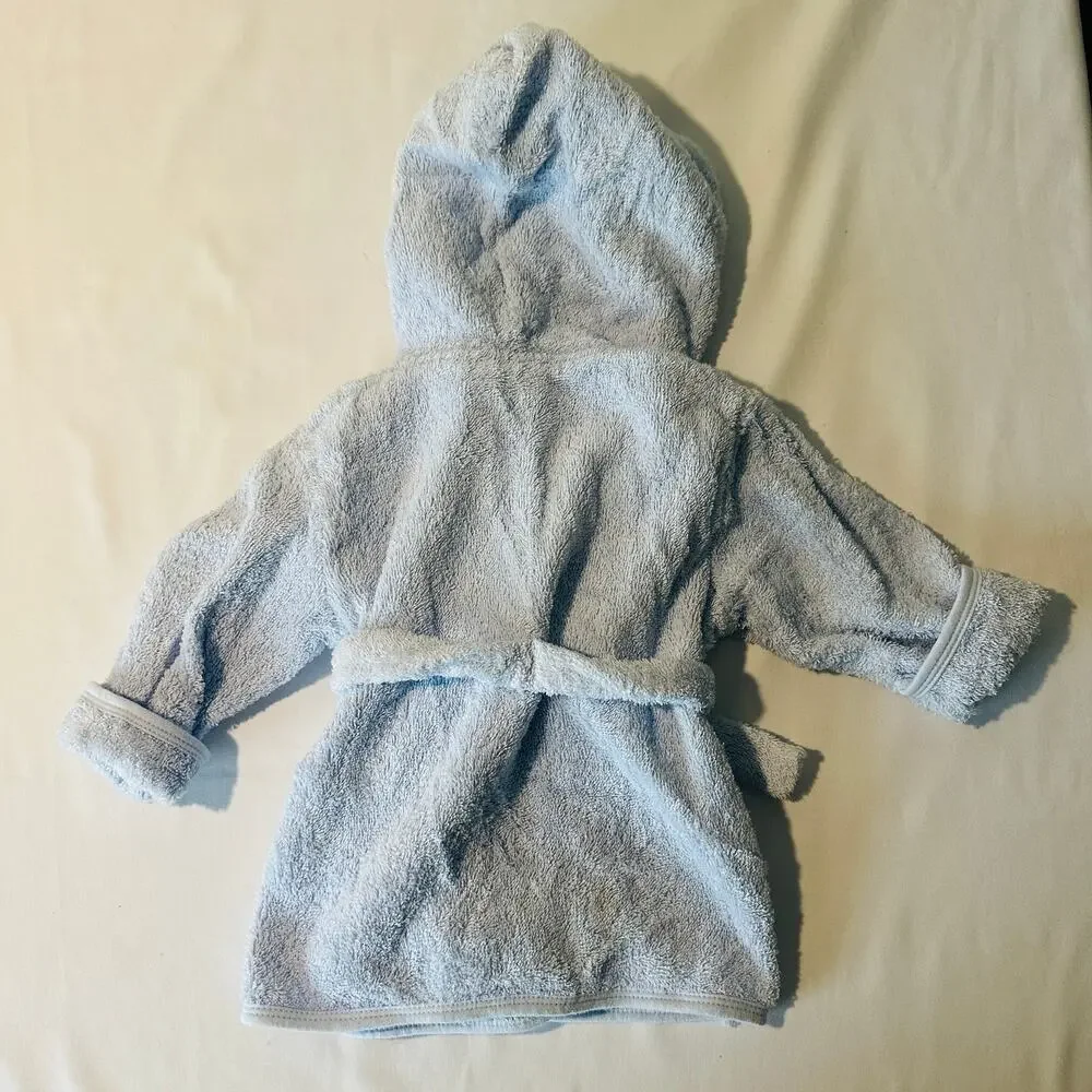 Disney Winnie The Pooh Bear Rub A Dub Terry Cloth Hooded Bat Robe One Size